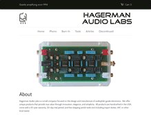 Tablet Screenshot of haglabs.com